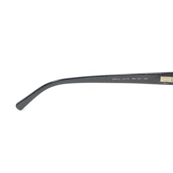 Prada VPR 01L 7BN-1O1 Black Gray Eyeglasses Frames 53-16 140 Italy Designer - Picture 10 of 12